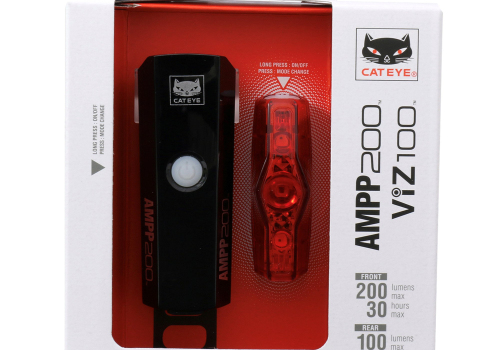 Cateye light set Amp200/Viz100